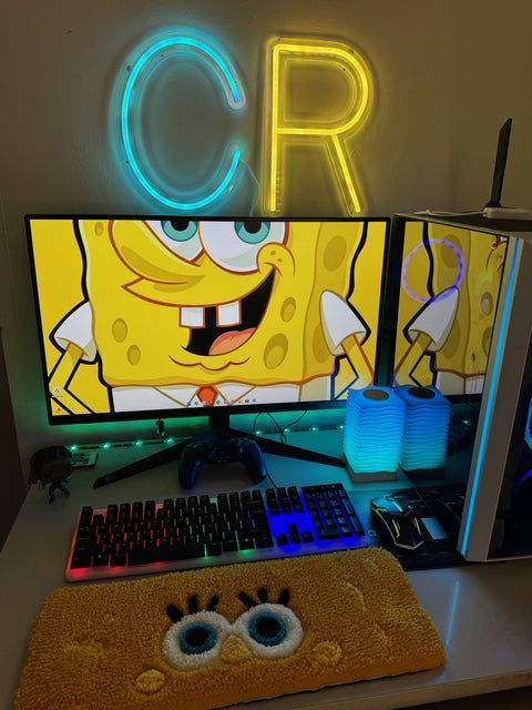 Spongebob Rug Keyboard Pad