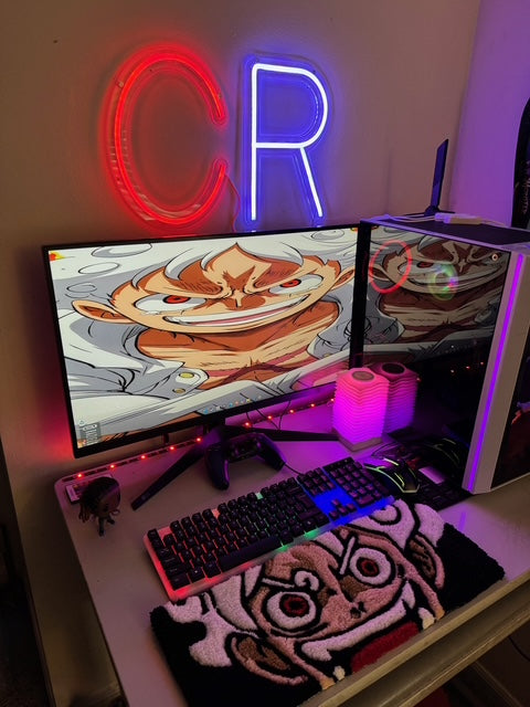 Gear 5 Luffy Rug Keyboard Pad - Chaos Mode Activated