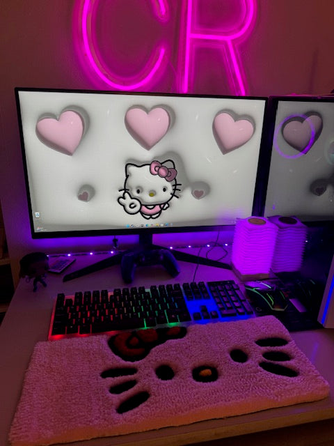 Hello Kitty Rug Keyboard Pad
