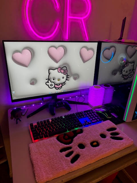 Hello Kitty Rug Keyboard Pad
