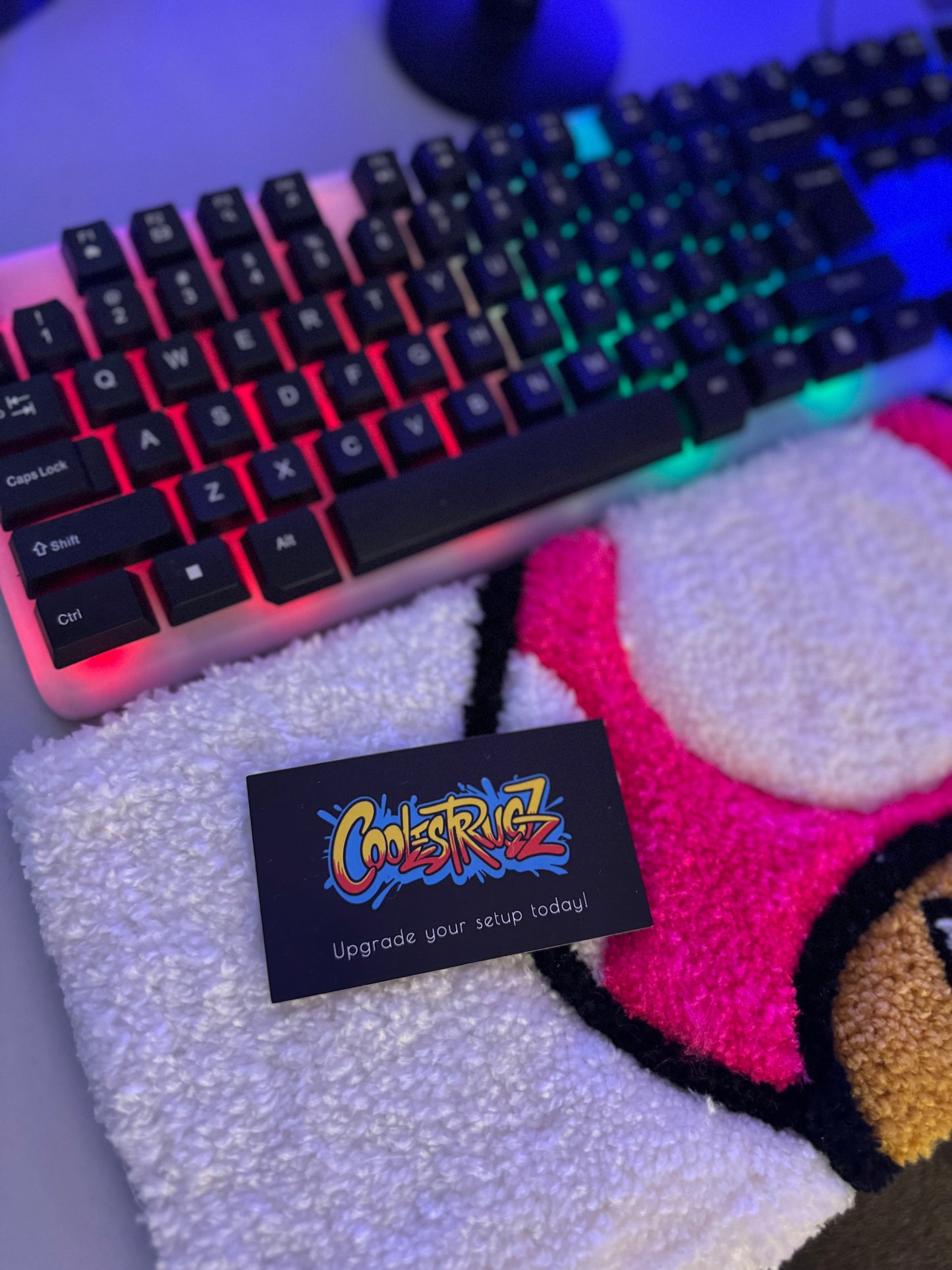 Toadette(Pink)Mini Keyboard Rug