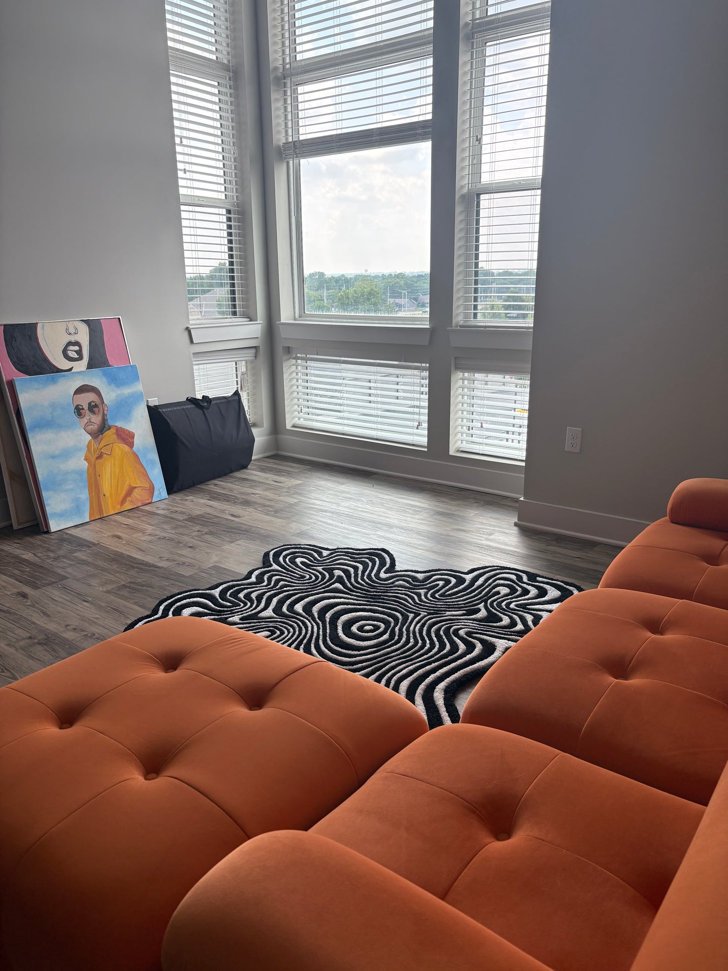 Optical Illusion Floor Piece