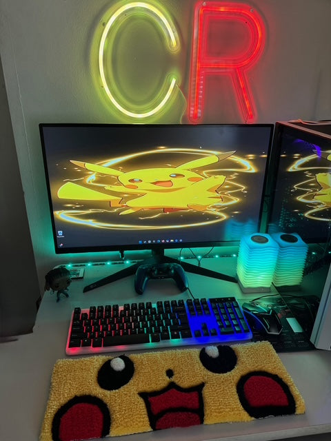 Pikachu Rug Keyboard Pad