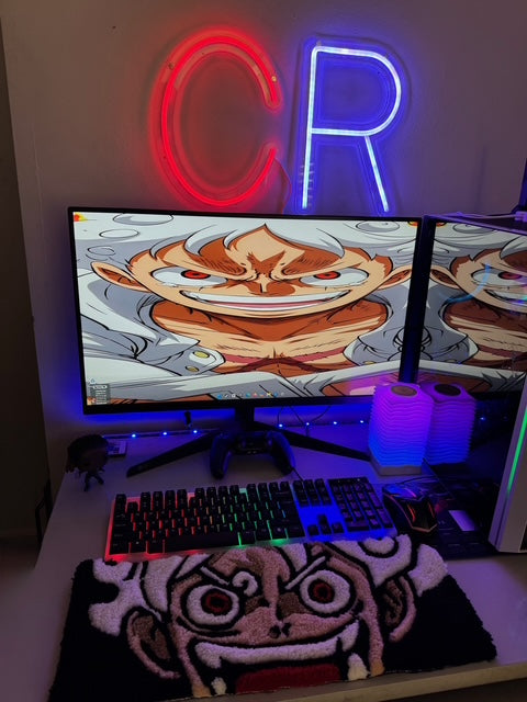 Gear 5 Luffy Rug Keyboard Pad - Chaos Mode Activated