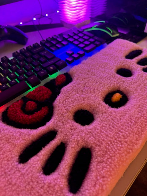 Hello Kitty Rug Keyboard Pad